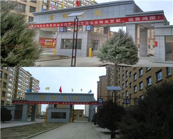 內蒙古小區太陽能庭院路燈-內蒙古省酒泉市瓜州太陽能路燈項目