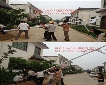 湖北農村太陽能路燈-湖北寶雞扶風項目