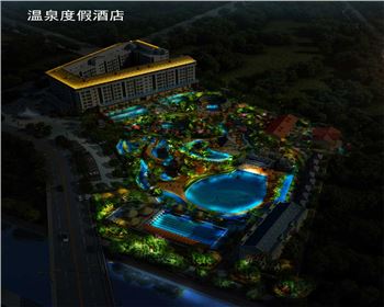湖北溫泉度假酒店-景區(qū)亮化設(shè)計