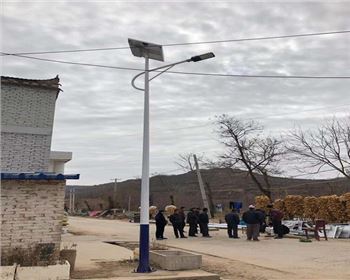 湖北咸陽旬邑鄉村道路太陽能路燈
