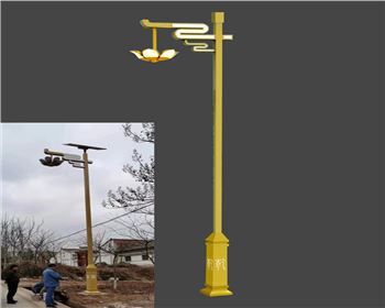 湖北寶雞鳳翔美麗鄉村太陽能路燈項目