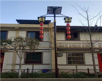 湖北省西安市鄠邑區唐旗寨仿古太陽能路燈項目